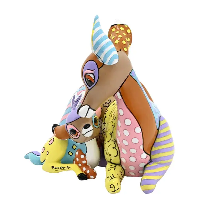 Britto Disney Bambi and Mother Figurine - Image 3