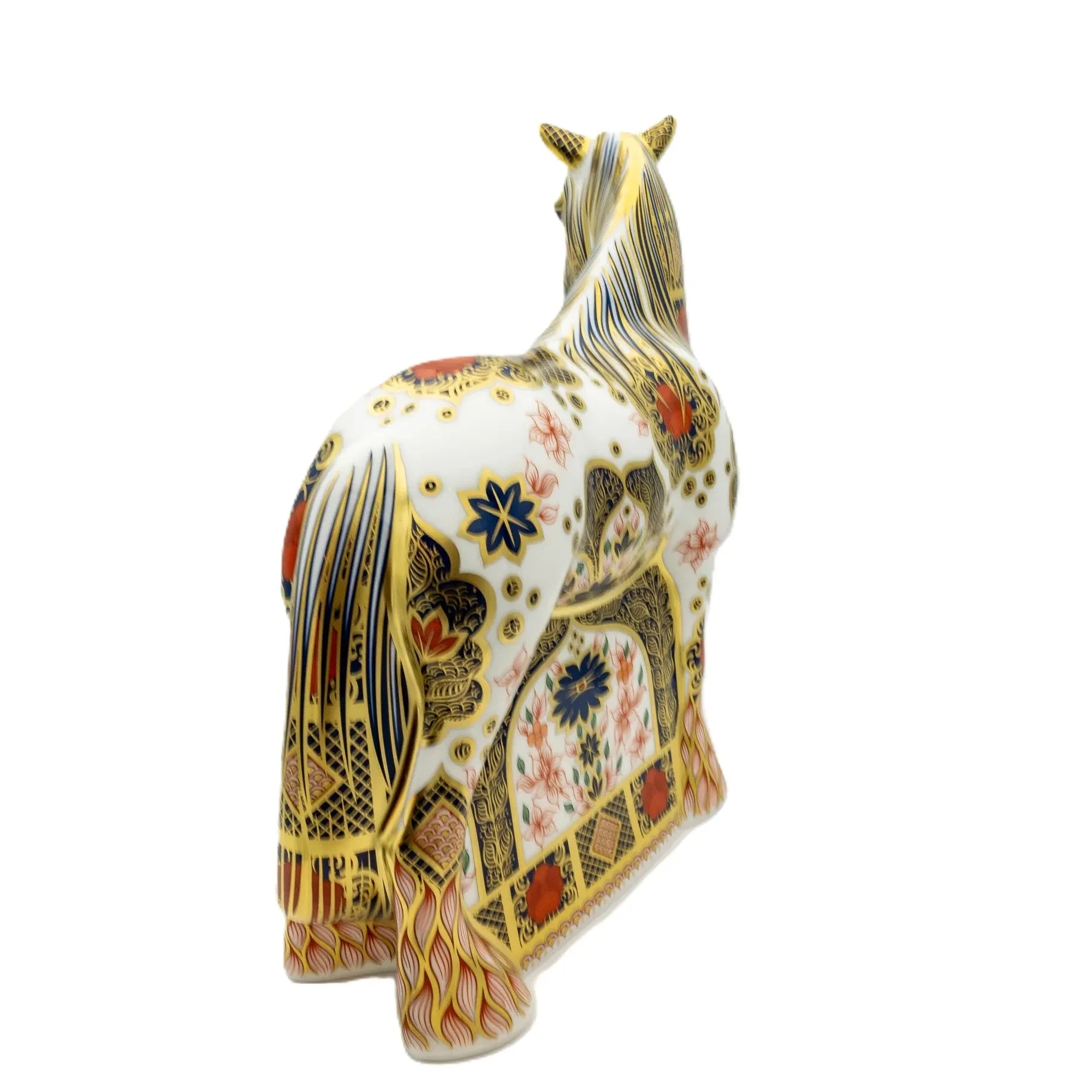 Royal Crown Derby Imari SGB Cob Horse Paperweight - Image 6