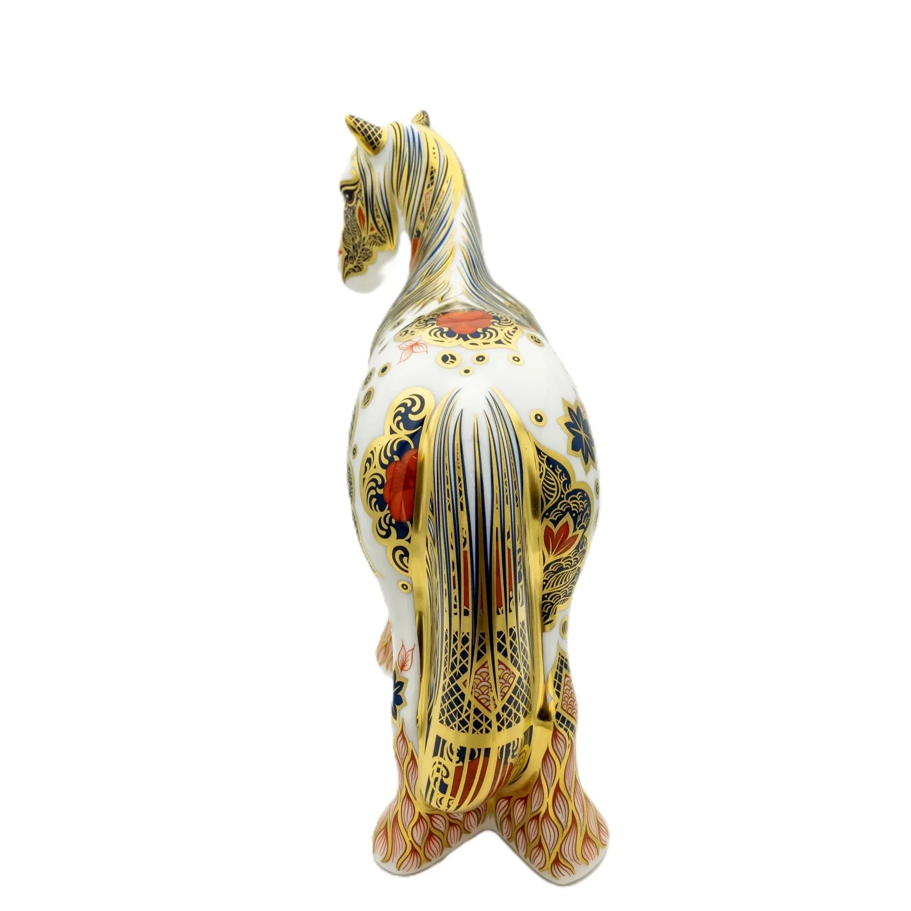Royal Crown Derby Imari SGB Cob Horse Paperweight - Image 7