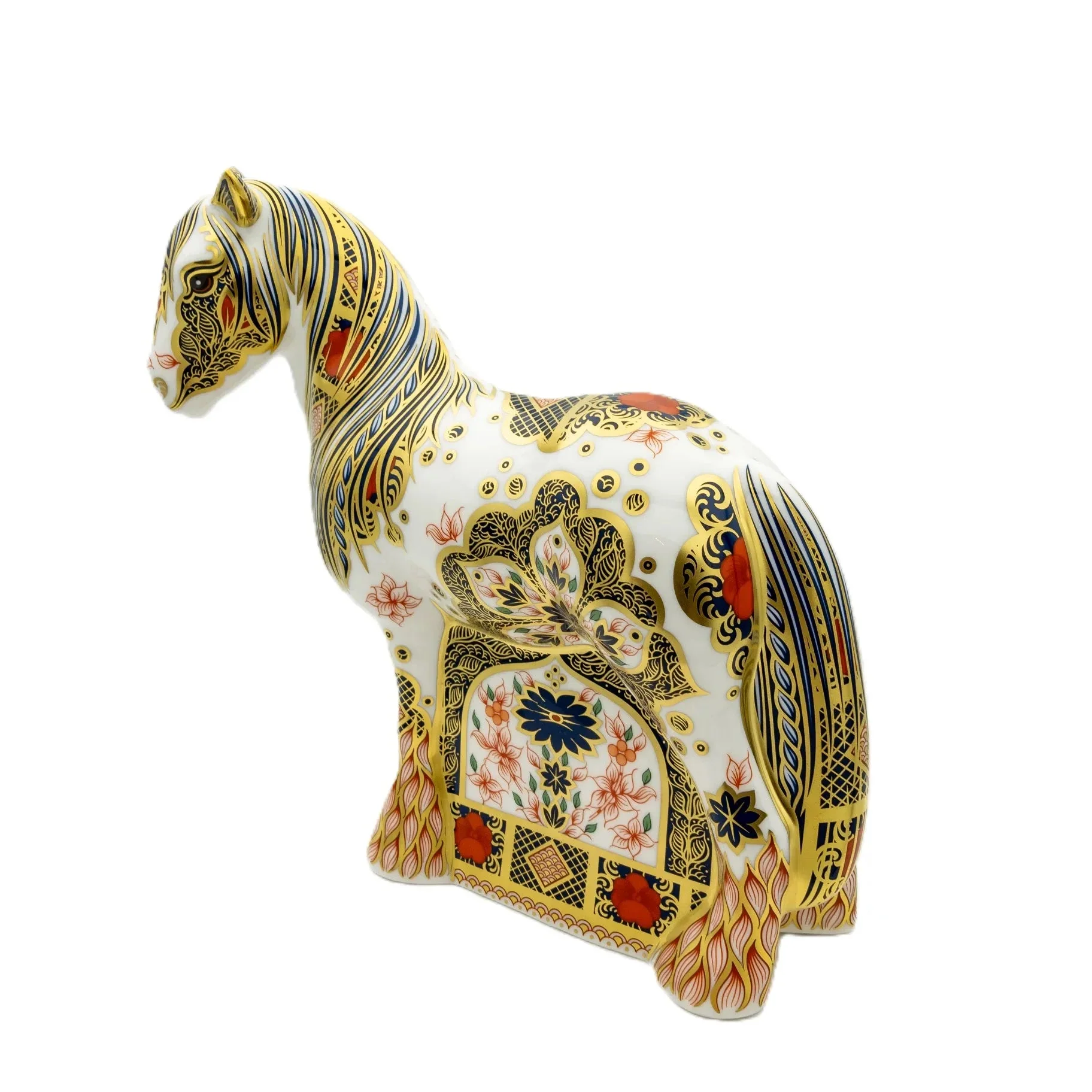 Royal Crown Derby Imari SGB Cob Horse Paperweight - Image 8