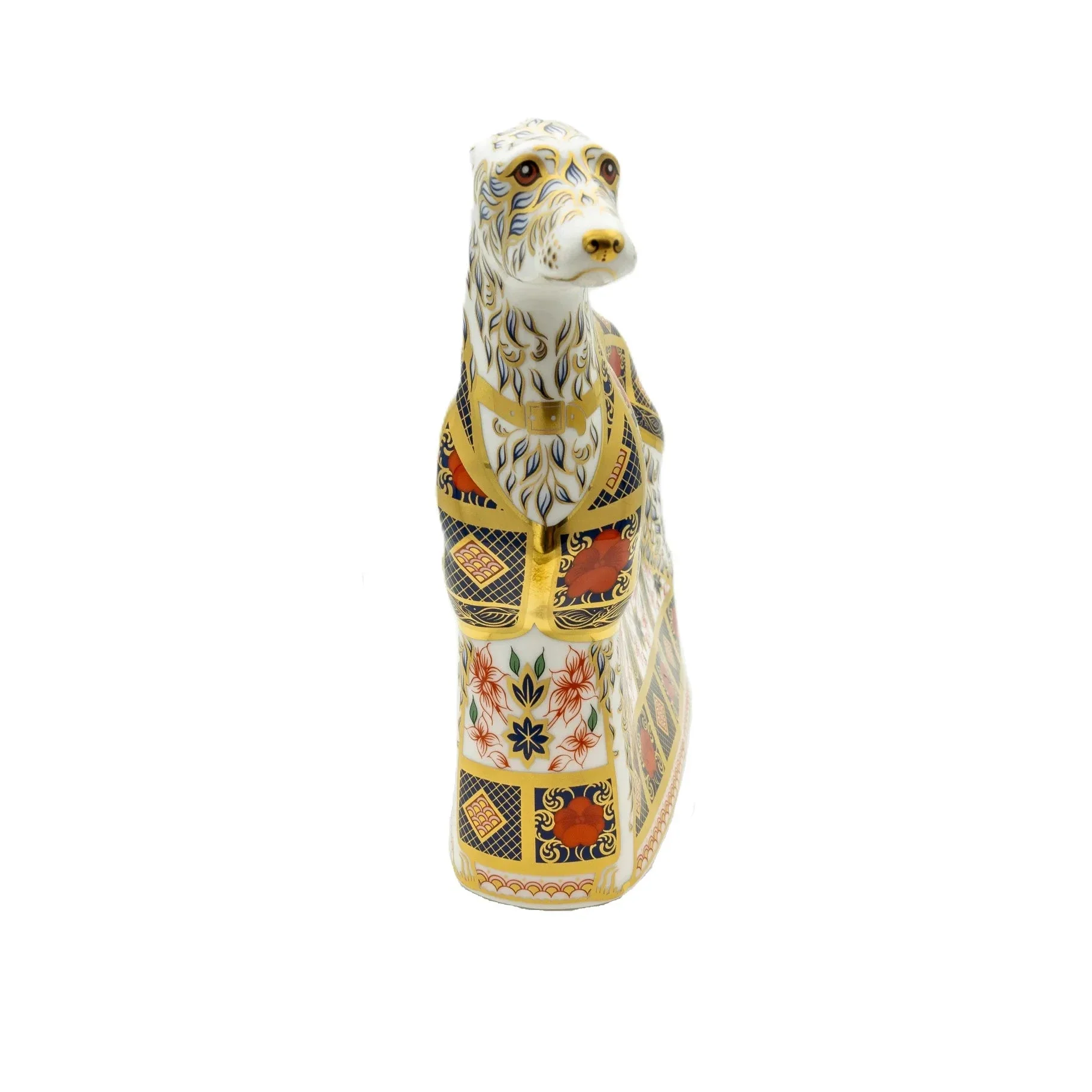 Royal Crown Derby Imari SGB Lurcher Paperweight - Image 3