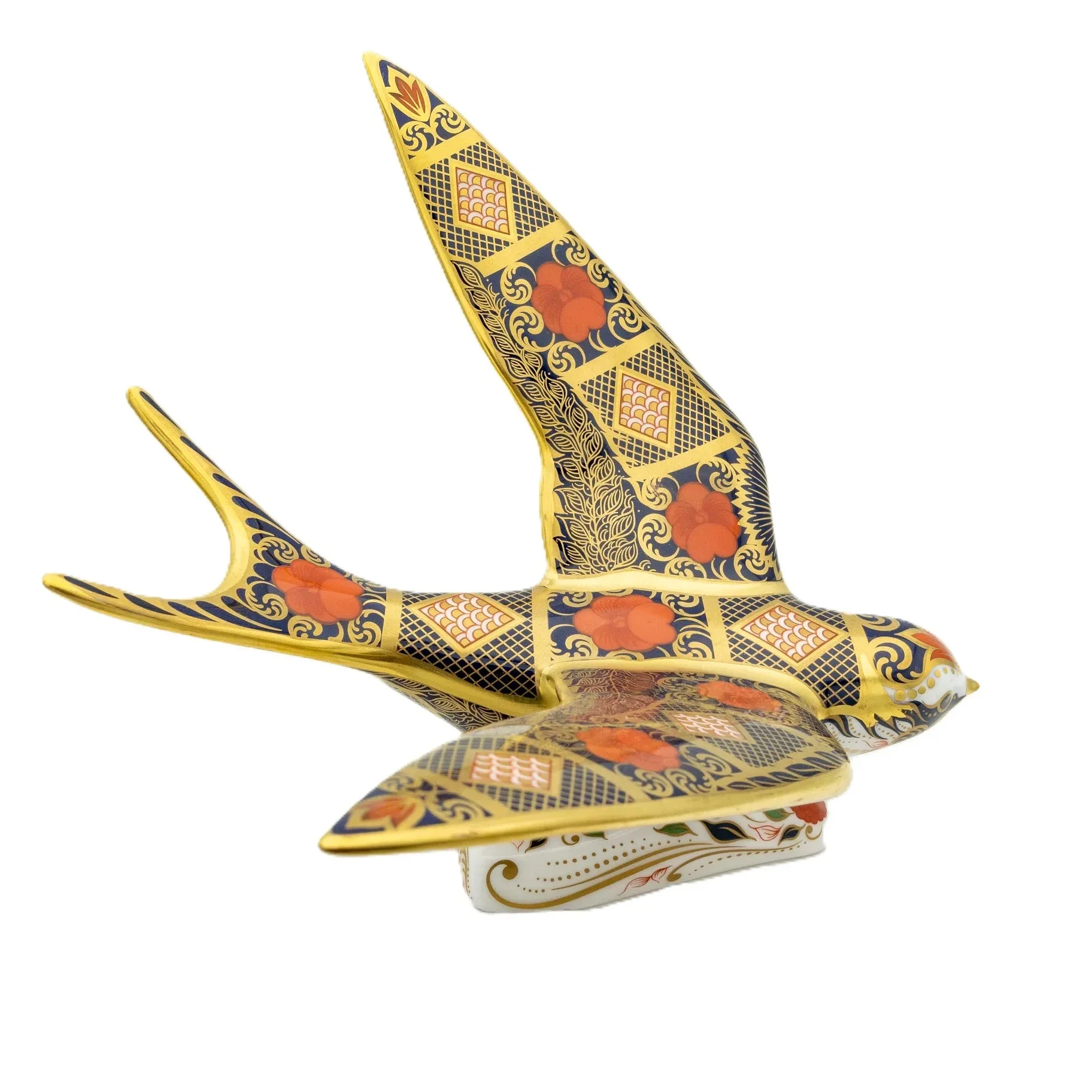 Royal Crown Derby Imari SGB Swallow Paperweight - Image 7