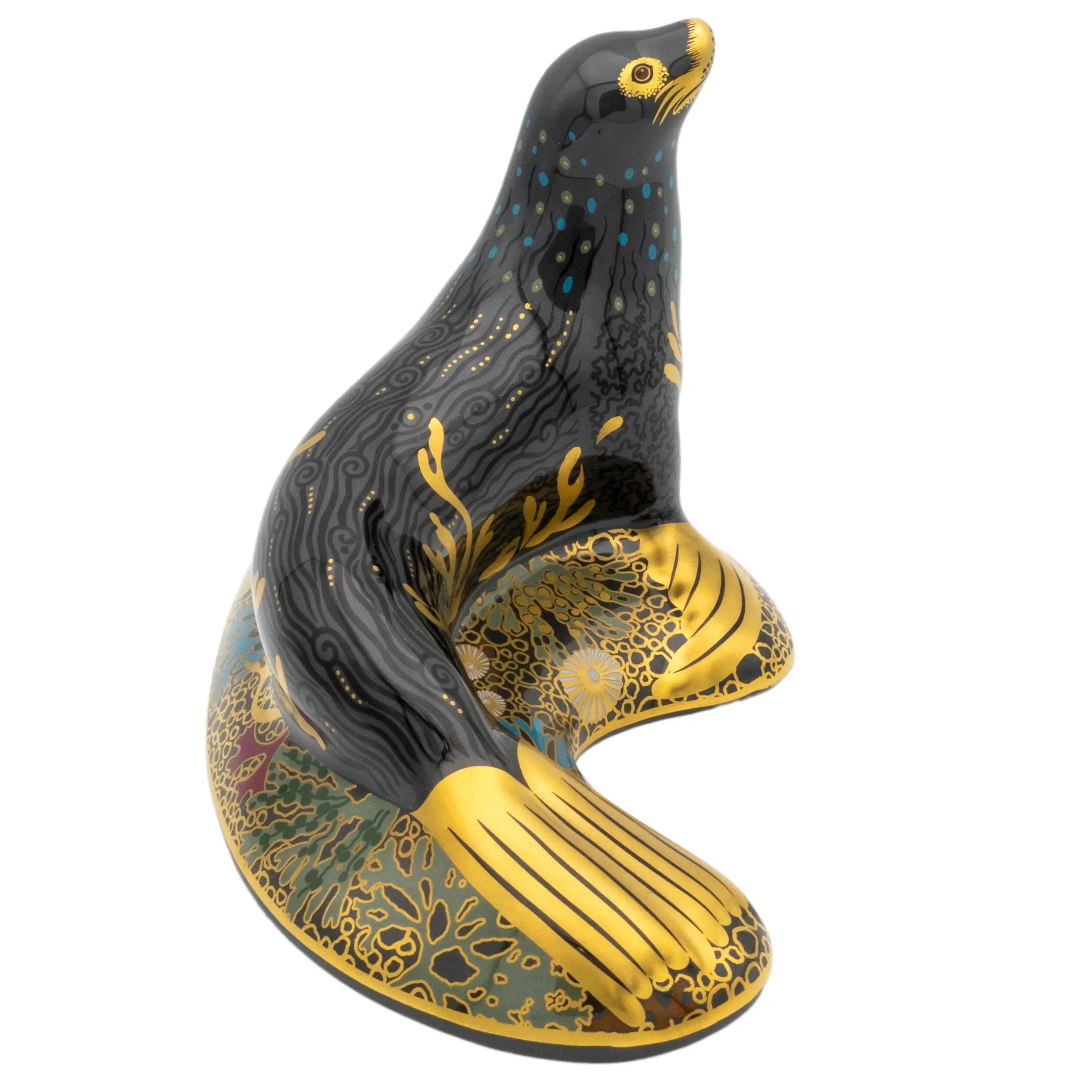 Royal Crown Derby Sealion Paperweight - Image 3
