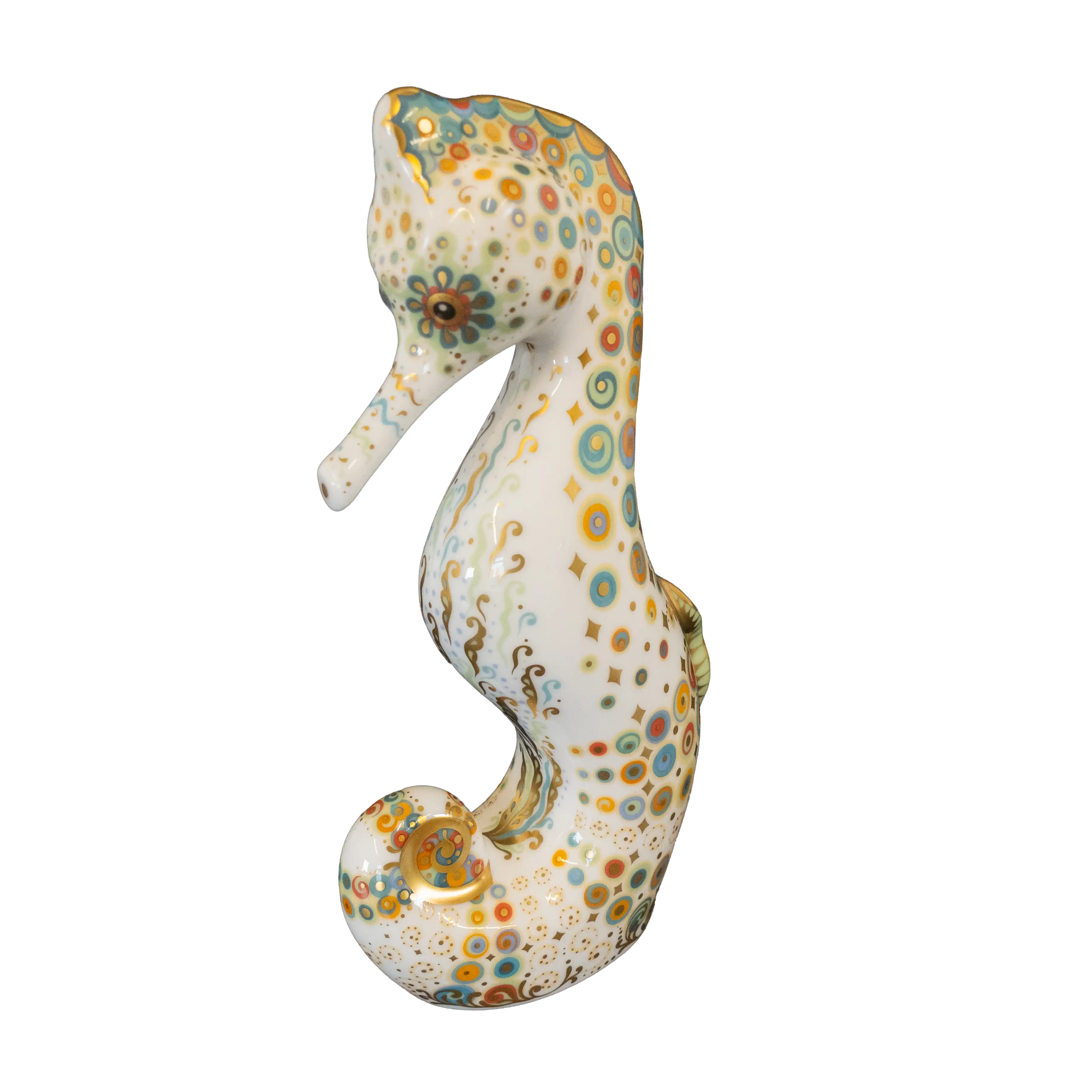 Royal Crown Derby Spot Seahorse Paperweight - Image 3